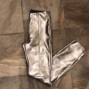 Metallic leggings